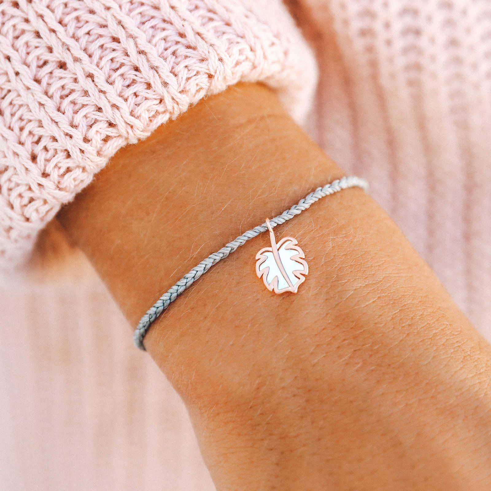 Mother of Pearl Monstera Charm