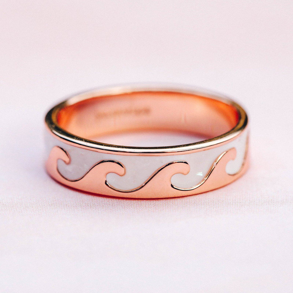 Reversible Enamel Wave Ring