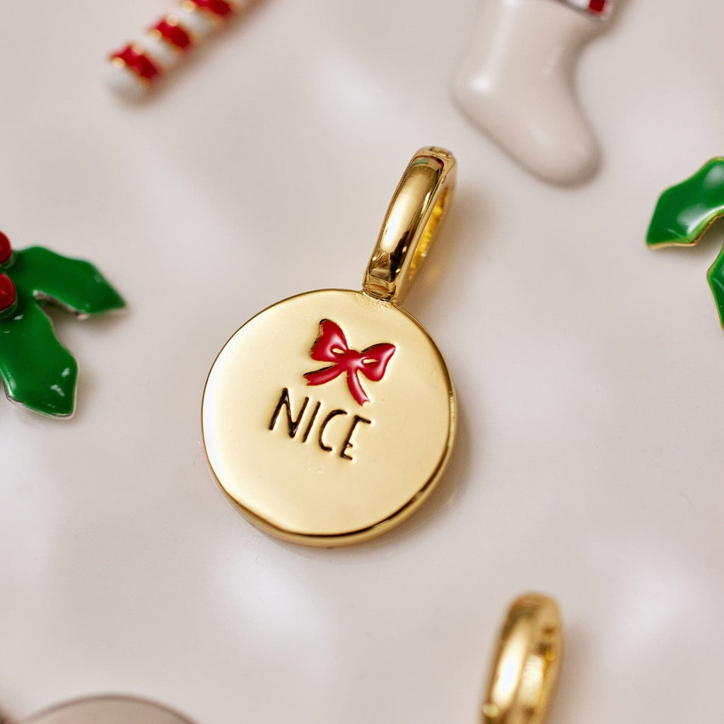Harper Double Sided Naughty or Nice Charm