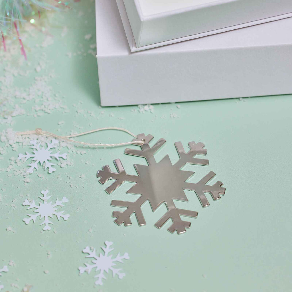 Engravable Snowflake Ornament