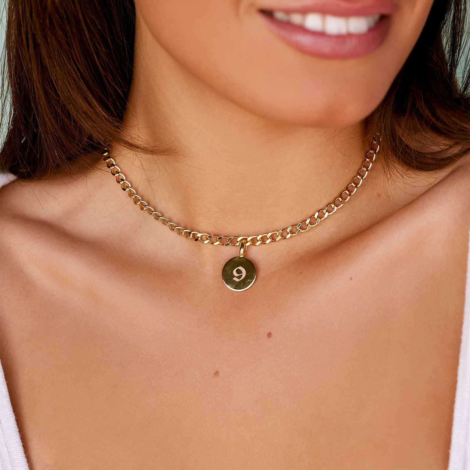 Engravable Coin Harper Charm