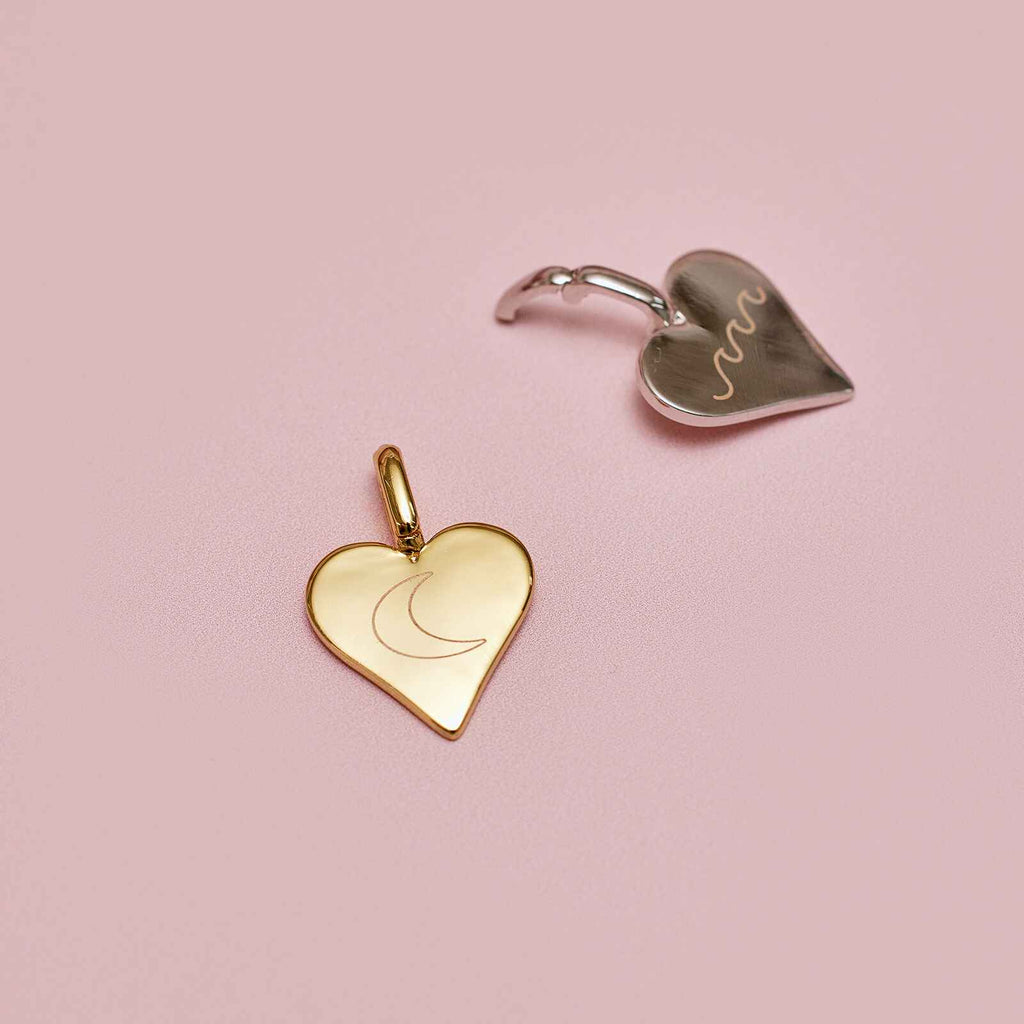 Engravable Heart Harper Charm