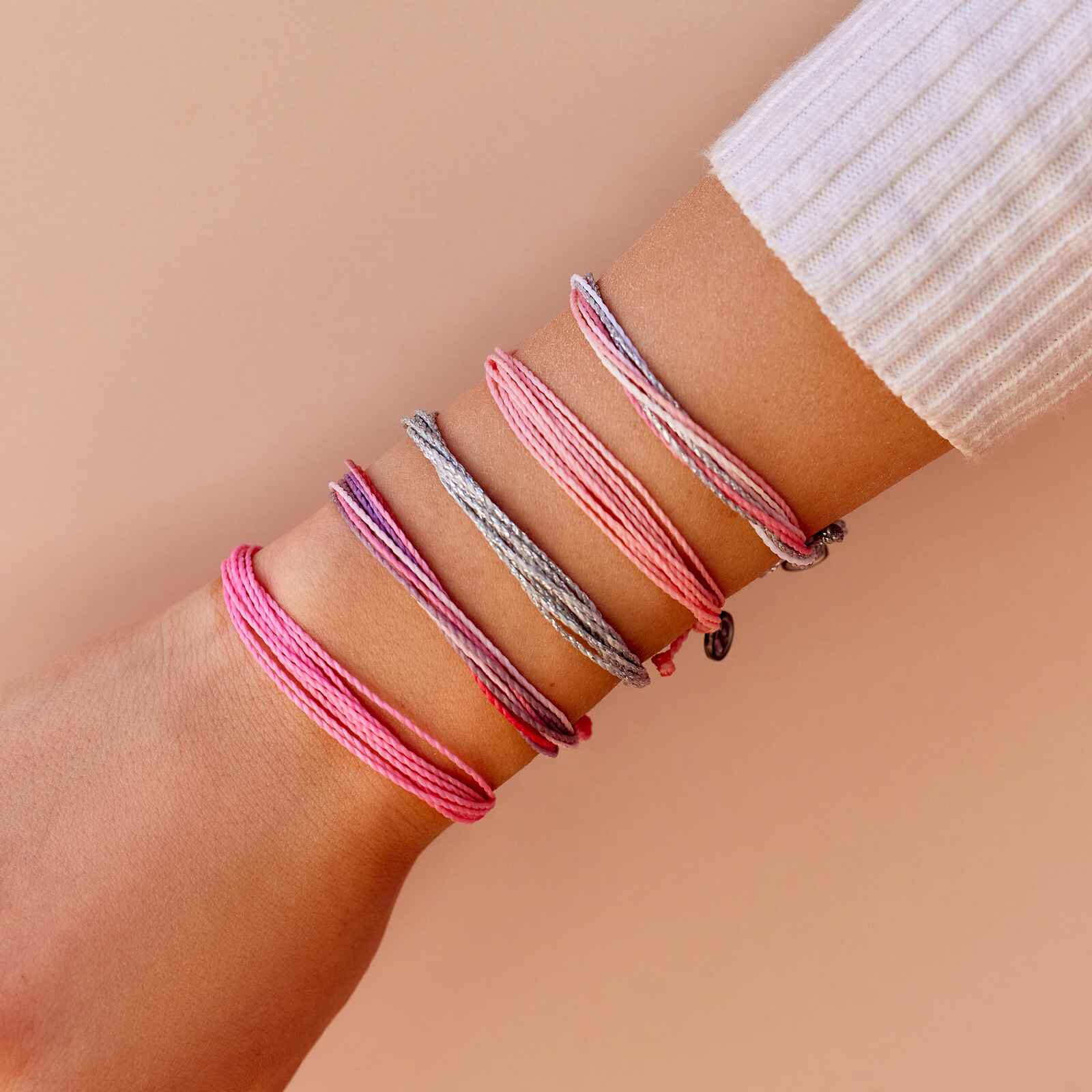 Heart Strings Bracelet Friendship 5 Pack