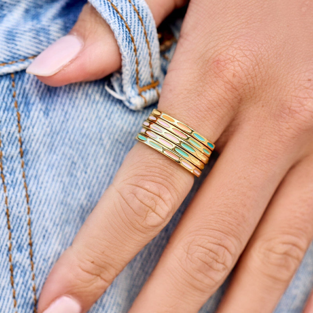 Ombre Ring Stack