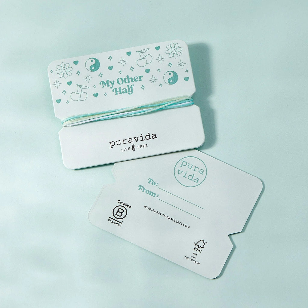 My Other Half Bracelet Card