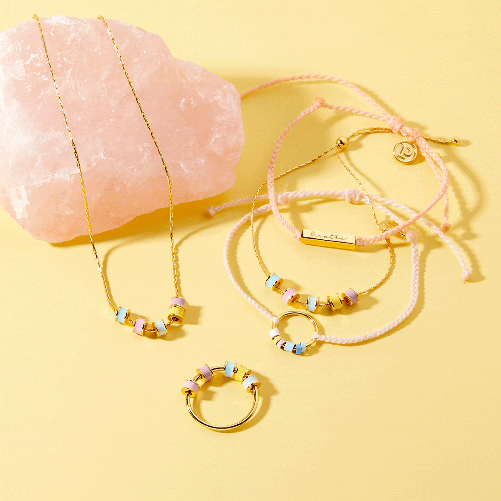 Mental Health Awareness Pastel Bead Fidget Choker