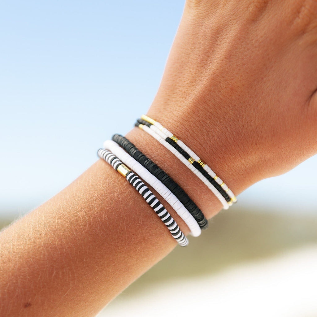 Obsidian Seascape Stretch Bracelet