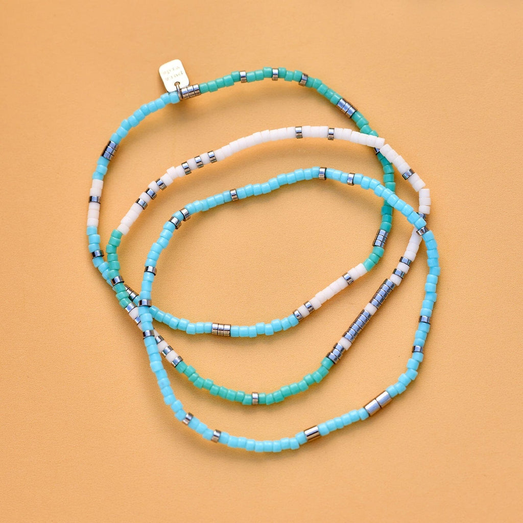 Seafoam Dream Stretch Bracelet Set of 3