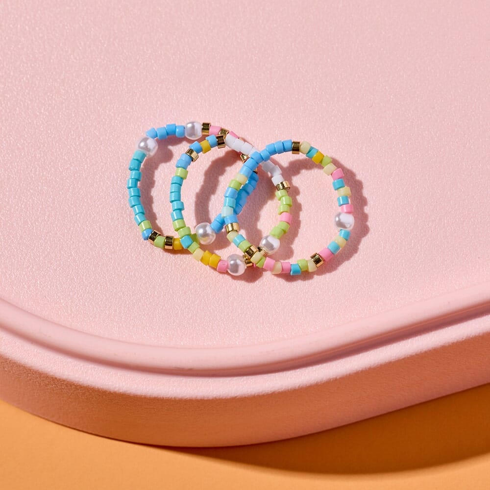 Lot de 3 anneaux extensibles pour garniture de toit