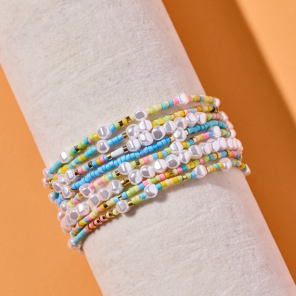 Lot de 8 bracelets extensibles Stage Lights