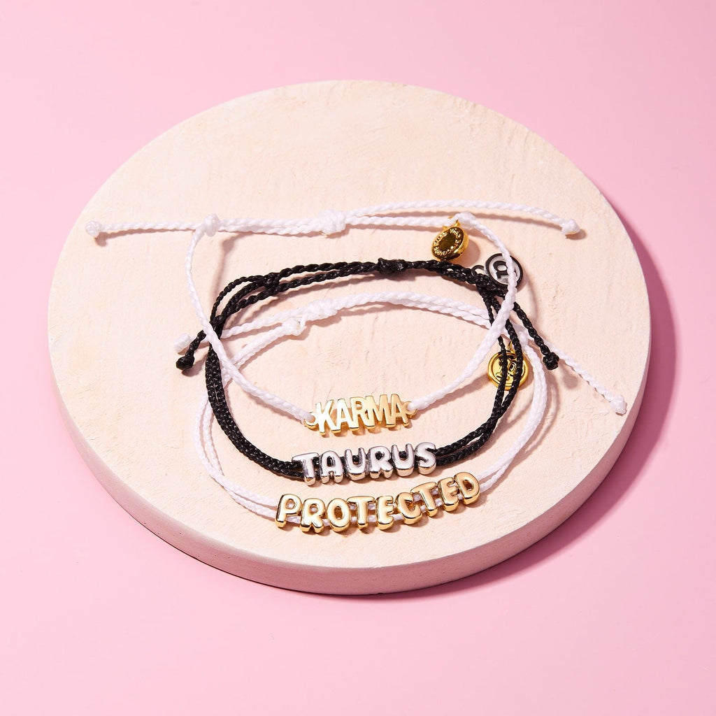 Bubble Letter Bracelet