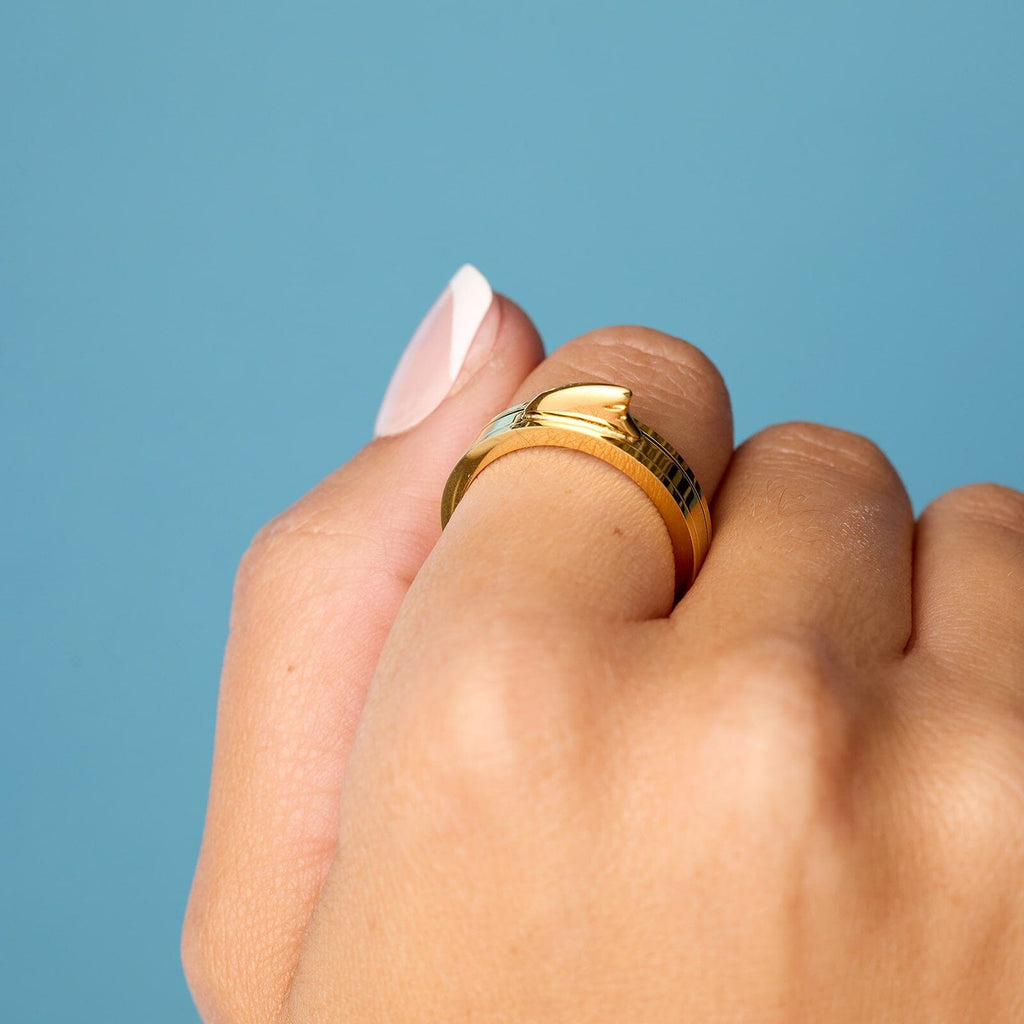Shark Fin Fidget Ring