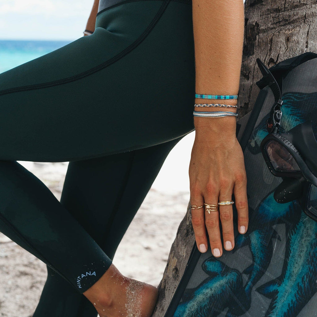 Enamel Fin Fidget Ring