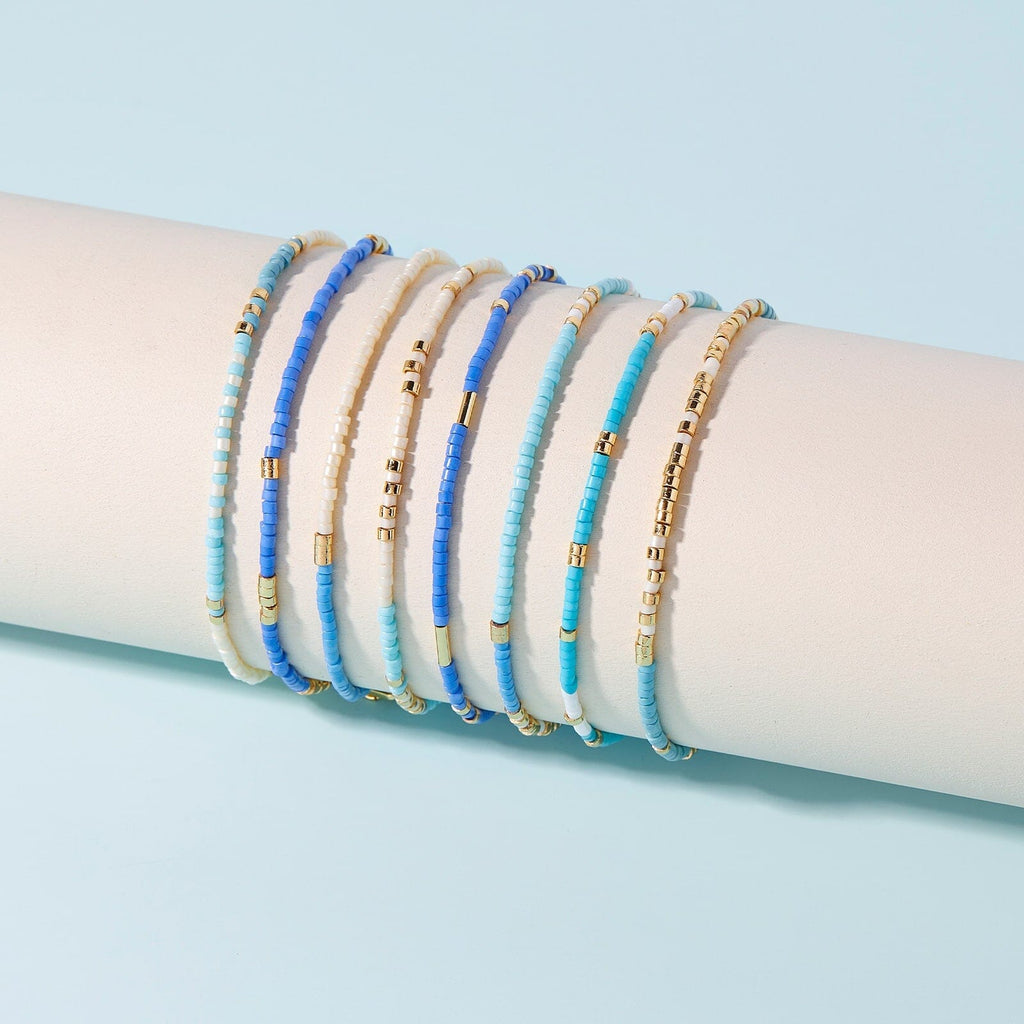 Protect the Sharks Stretch Bracelet Set of 8