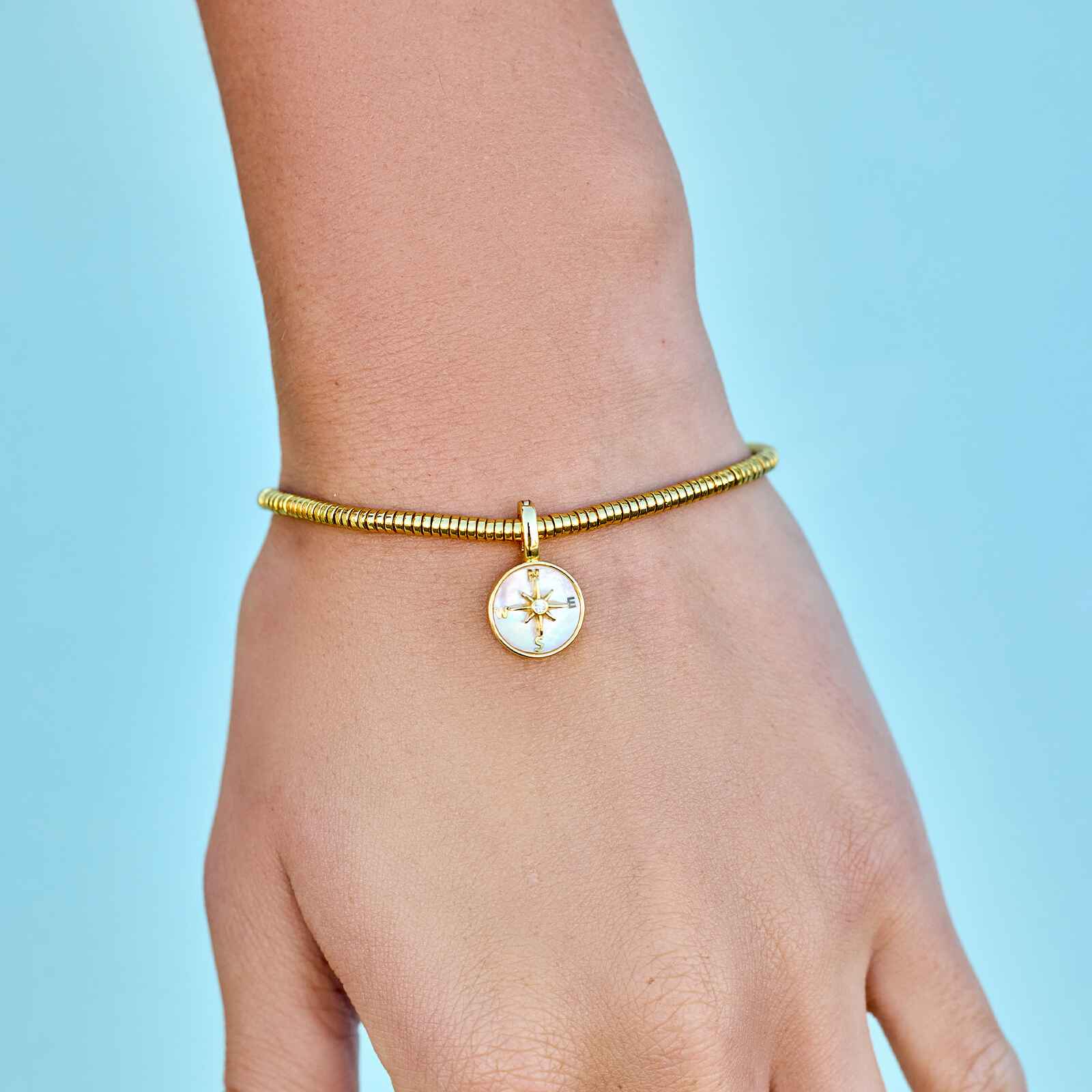 Harper Compass Charm