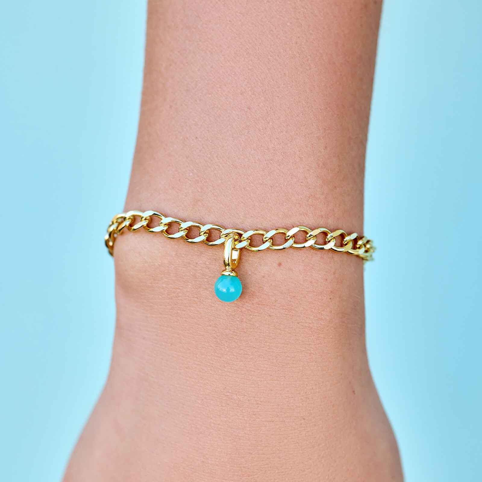 Harper Chalcedony Bead Charm