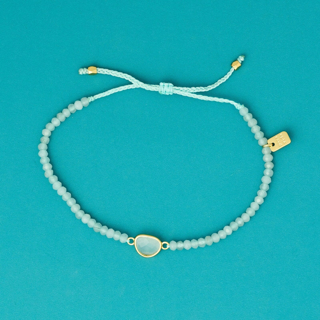 Dainty Surfrider Gemstone Bracelet