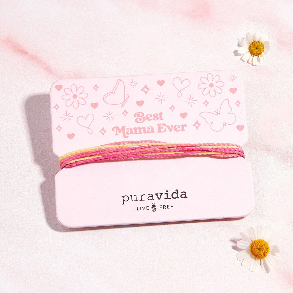 Best Mama Ever Bracelet Card