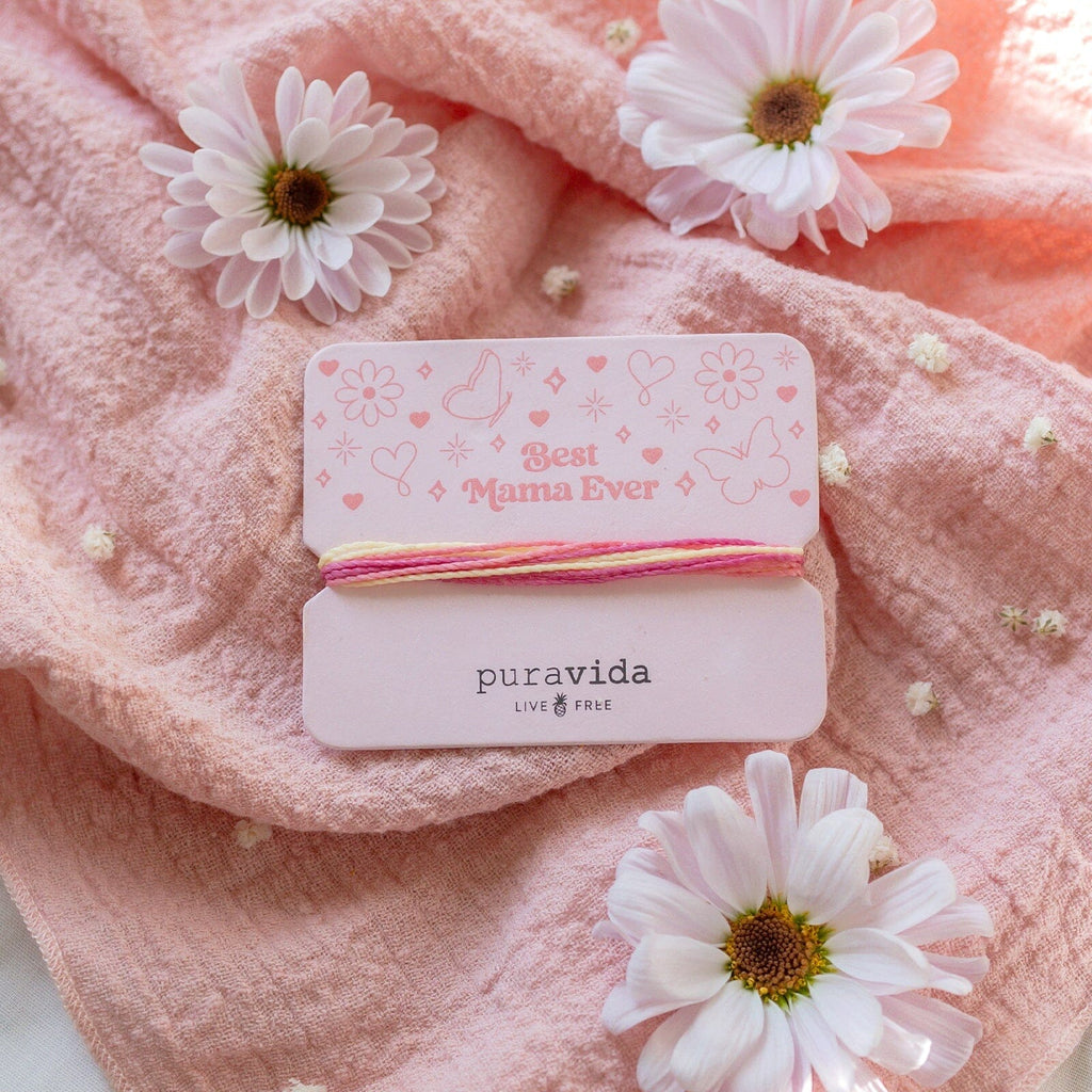 Best Mama Ever Bracelet Card