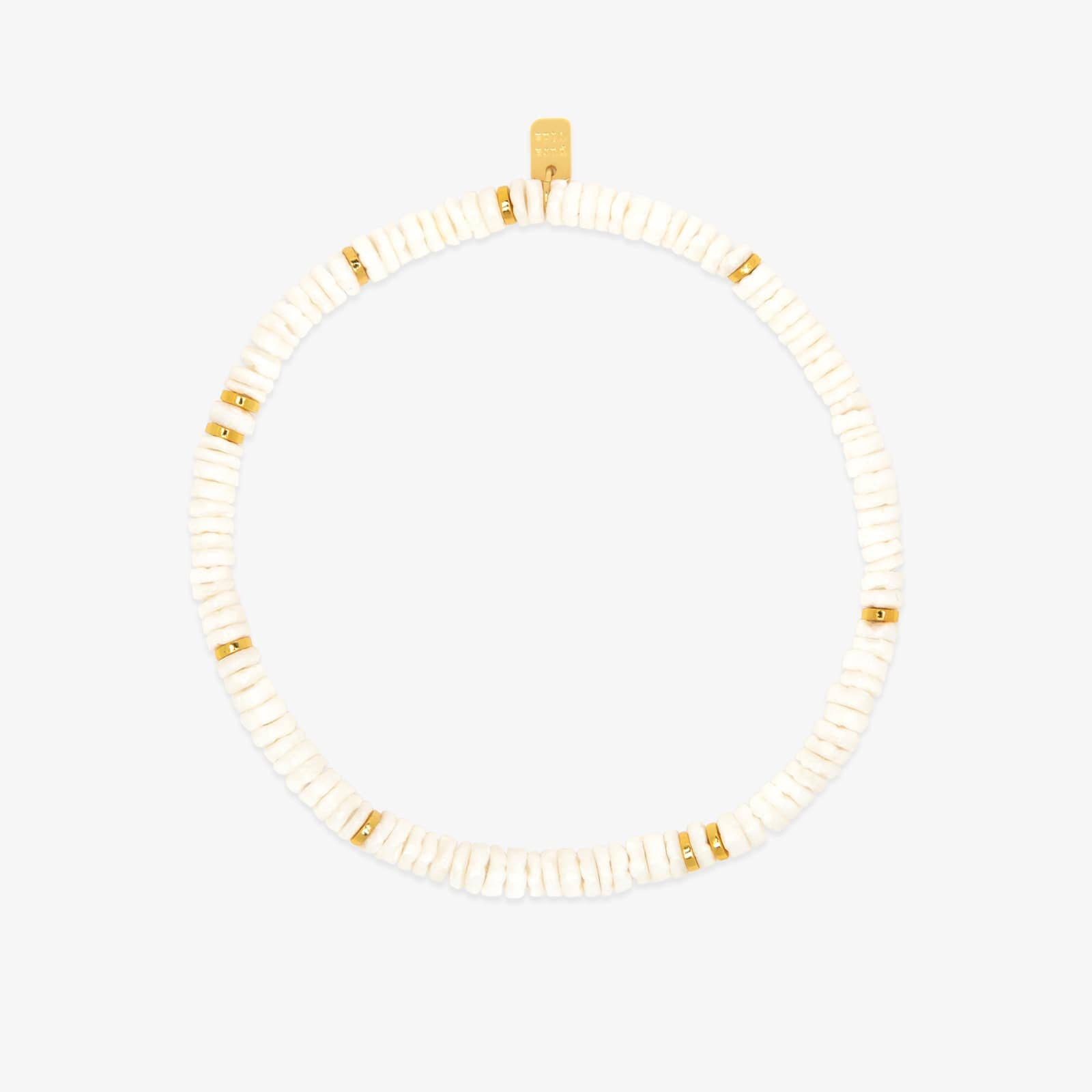 Sherbet Puka Shell Stretch Anklet