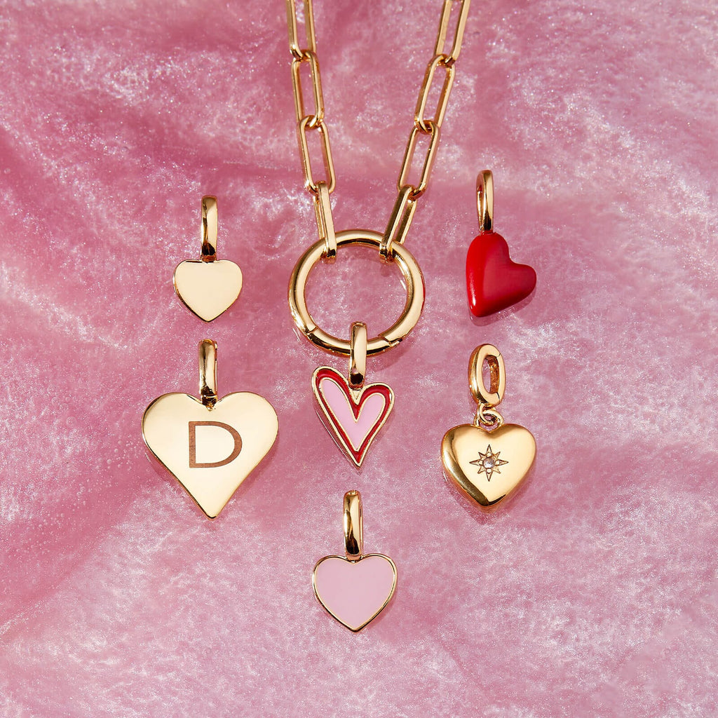 Harper Abstract Heart Charm