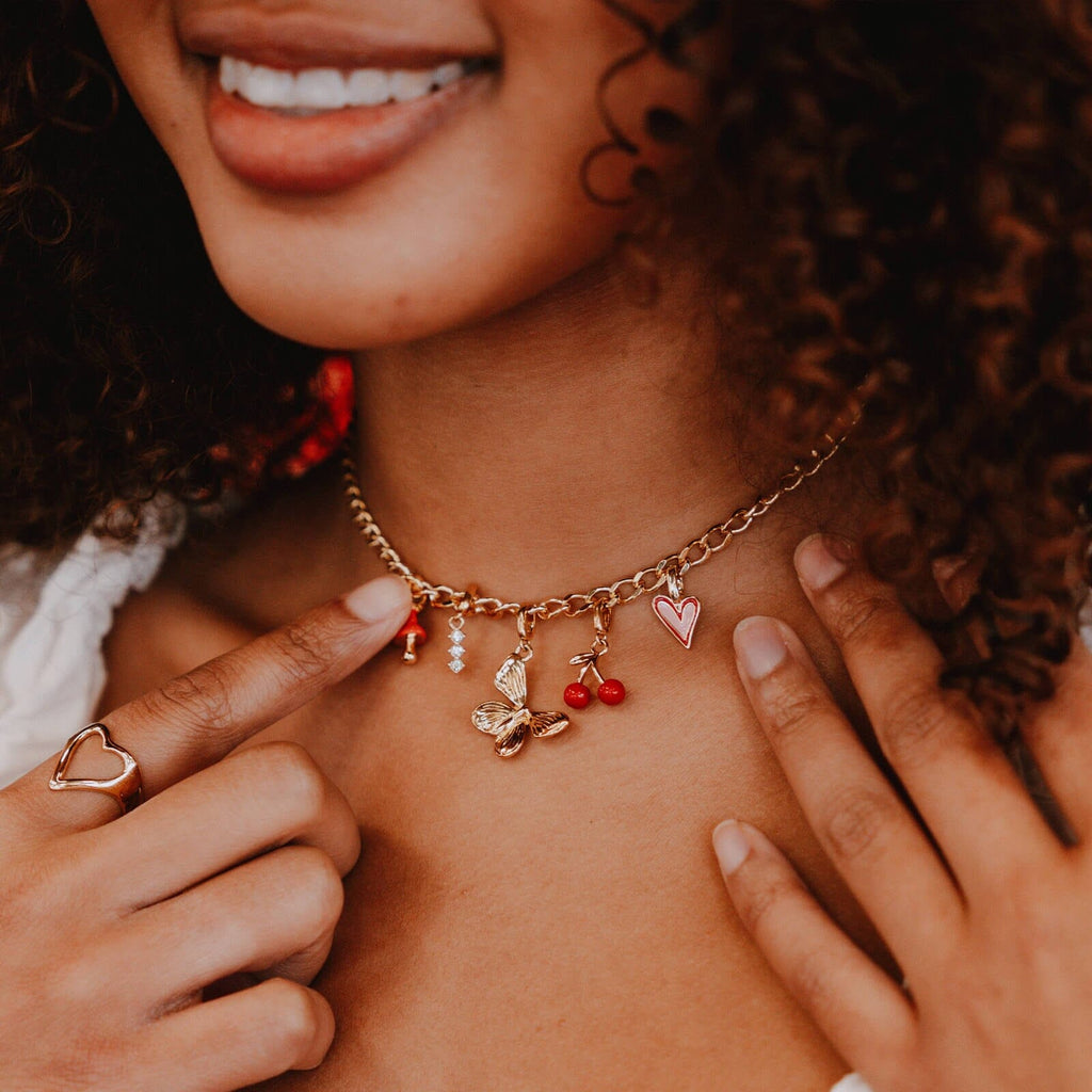 Harper Abstract Heart Charm