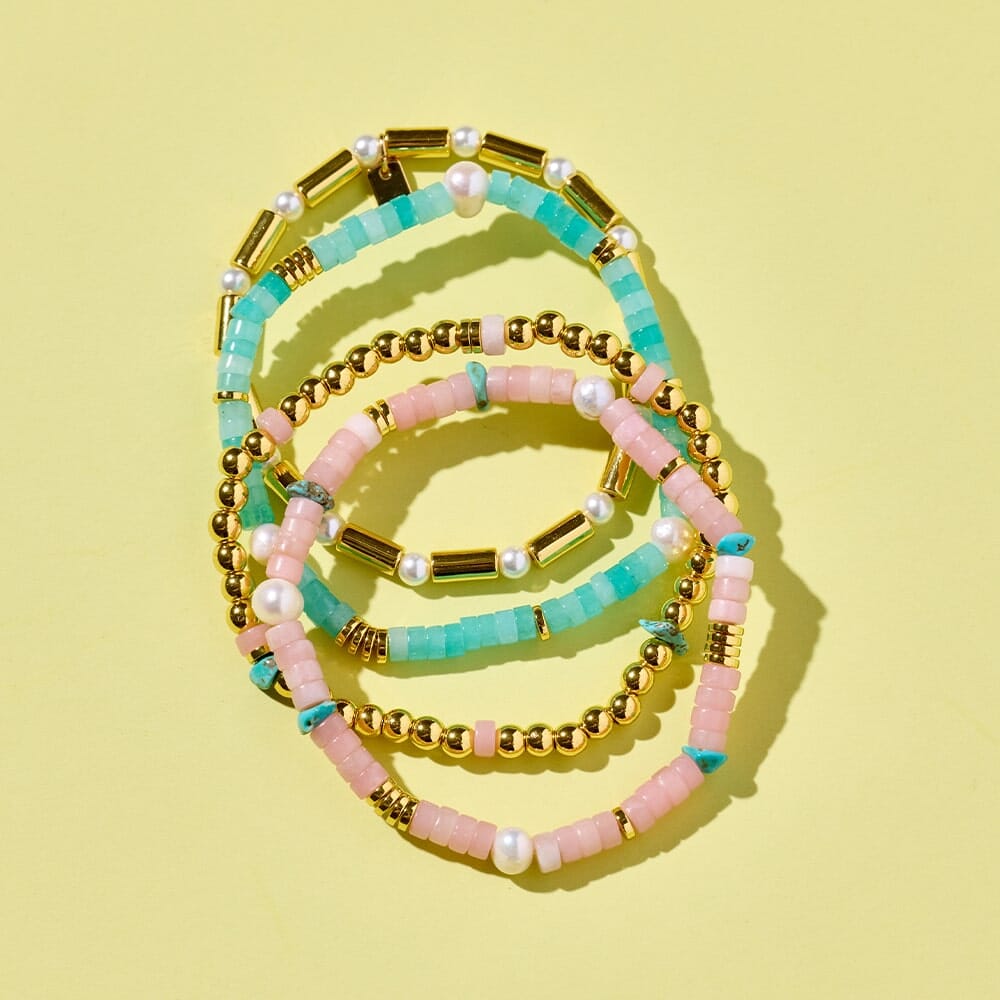 Lot de 4 bracelets extensibles Saguaro