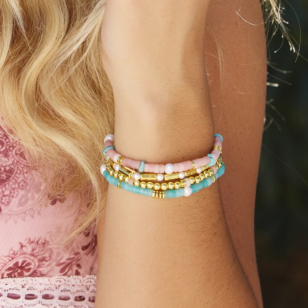 Lot de 4 bracelets extensibles Saguaro