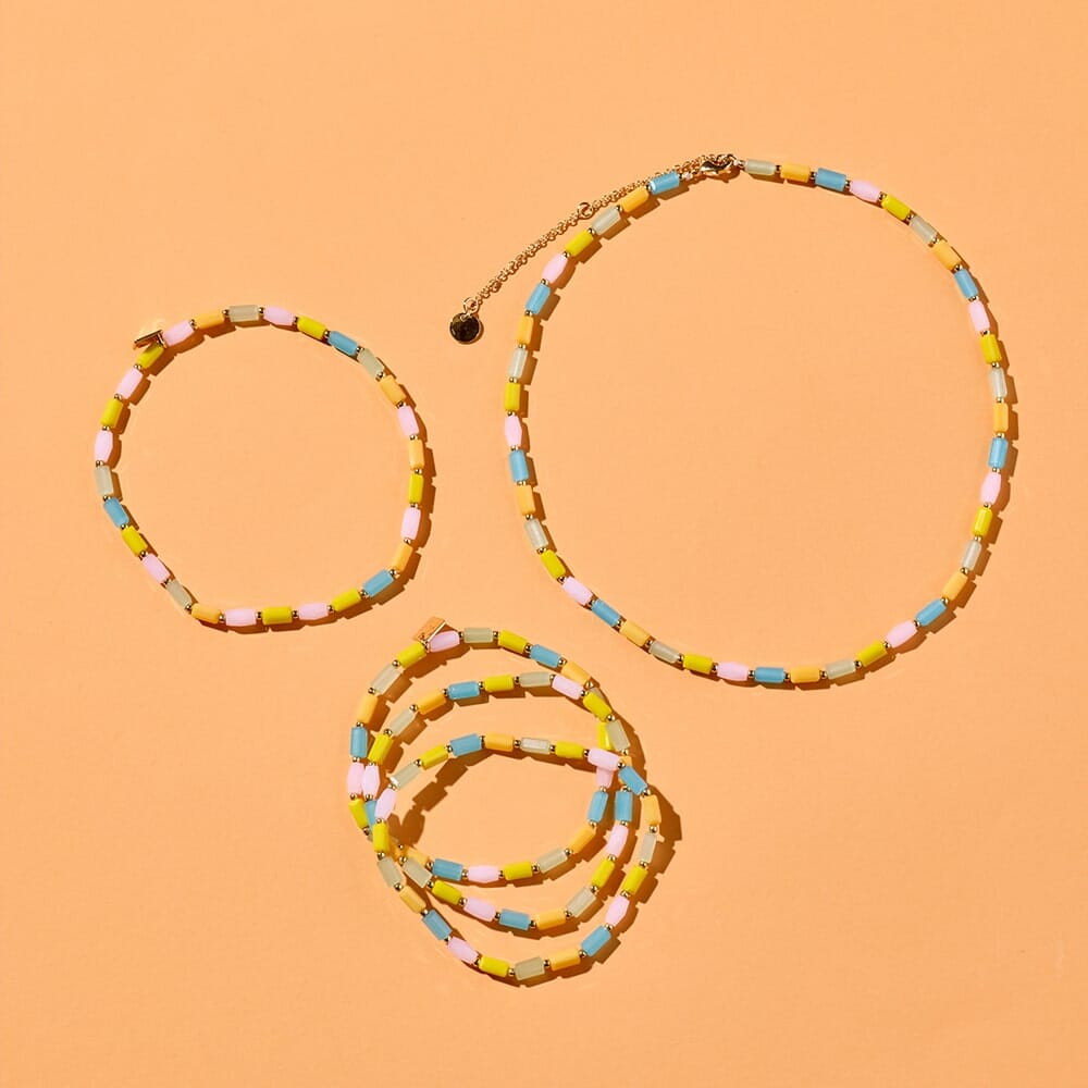 Lot de 3 bracelets extensibles néon