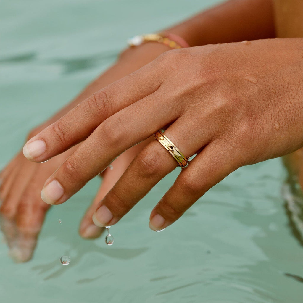 Diamond Cut Fidget Ring