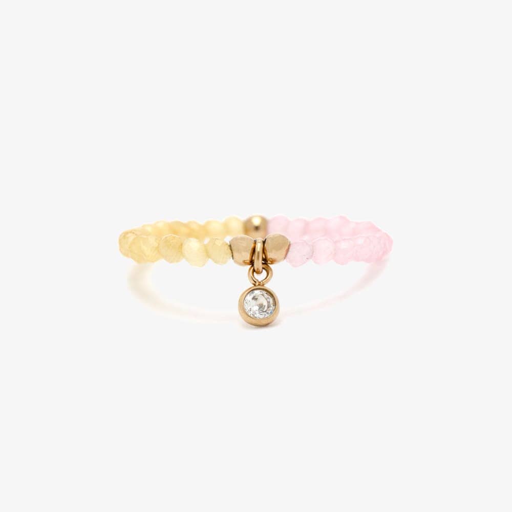 Le Soleil Seed Bead Stretch Ring