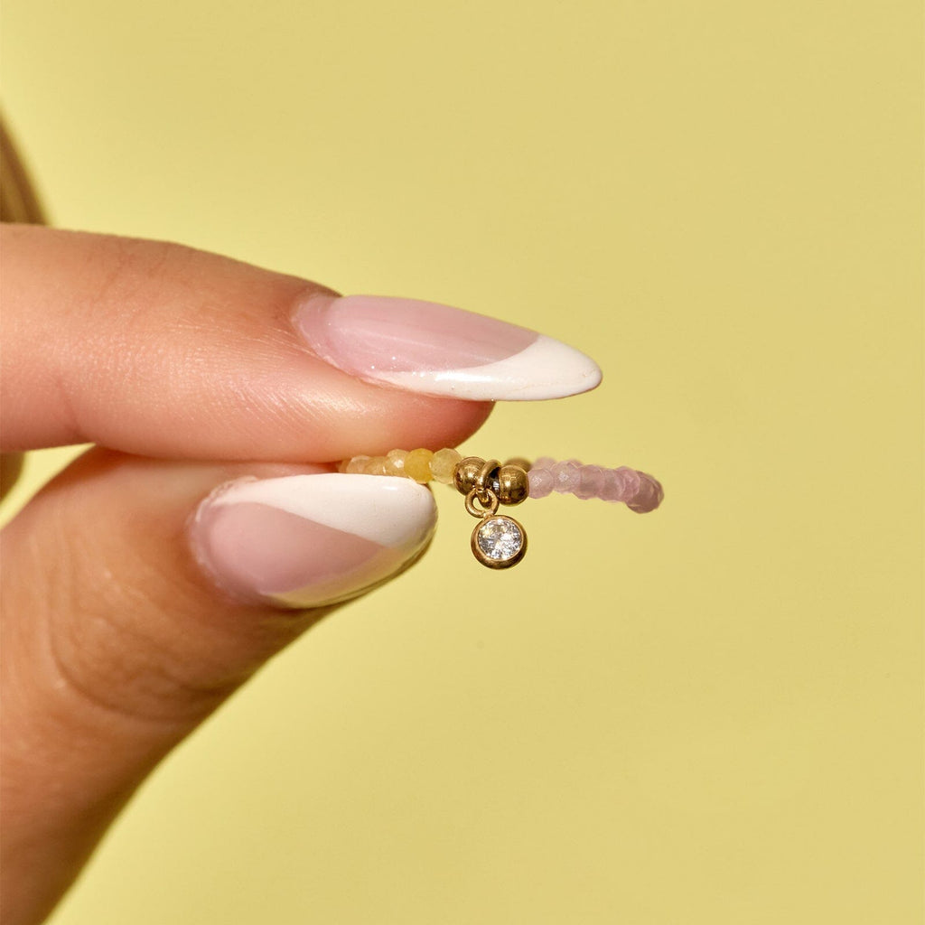 Le Soleil Seed Bead Stretch Ring