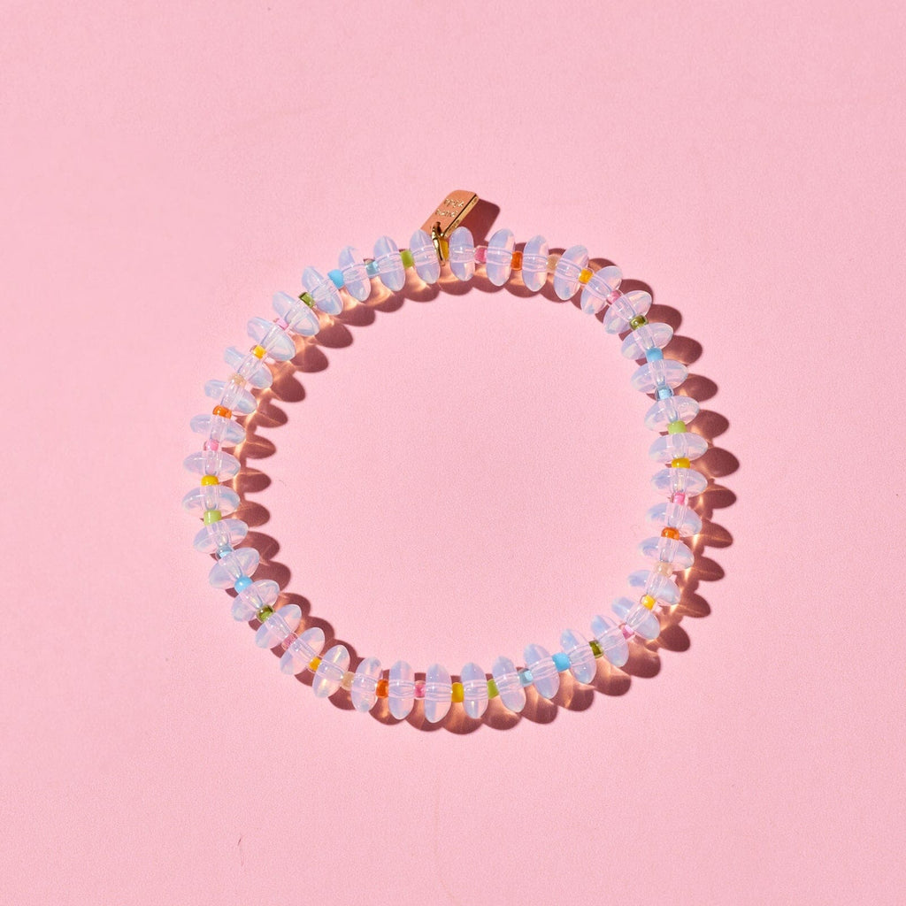 Iridescence Bead Stretch Bracelet