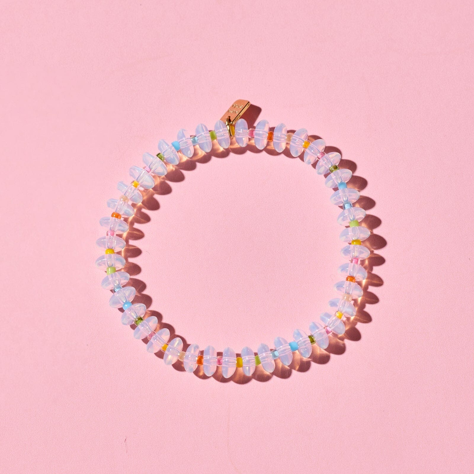 Iridescence Bead Stretch Bracelet