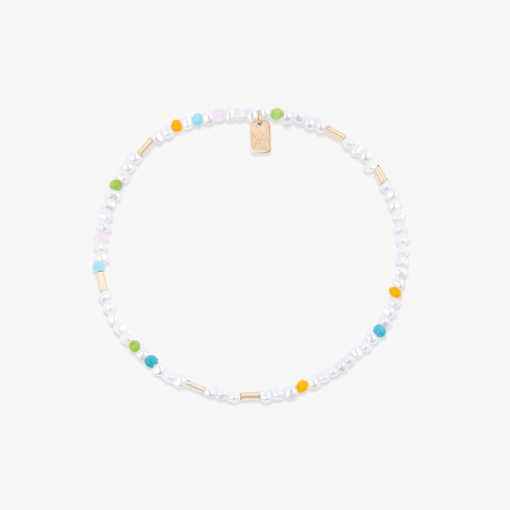 Bracelet de cheville extensible Pippa Pearl