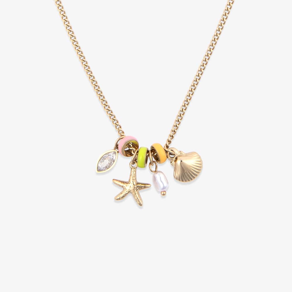 Pacific Beach Charm Necklace