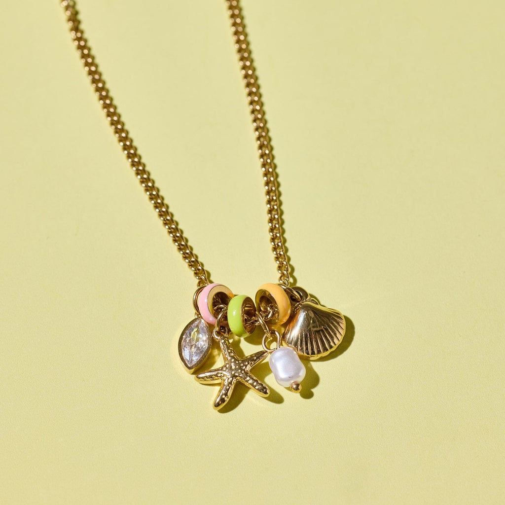 Pacific Beach Charm Necklace