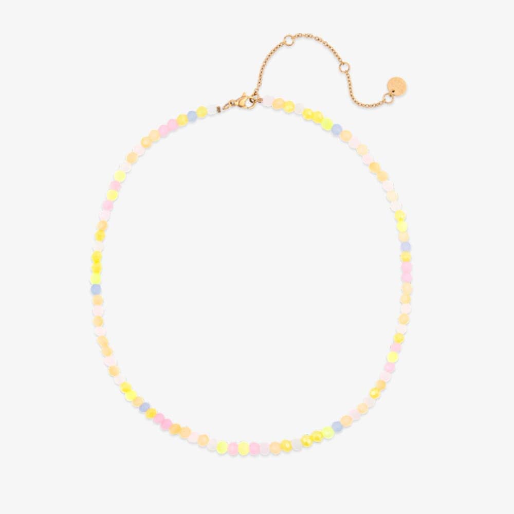 Blooming Frosted Bead Choker