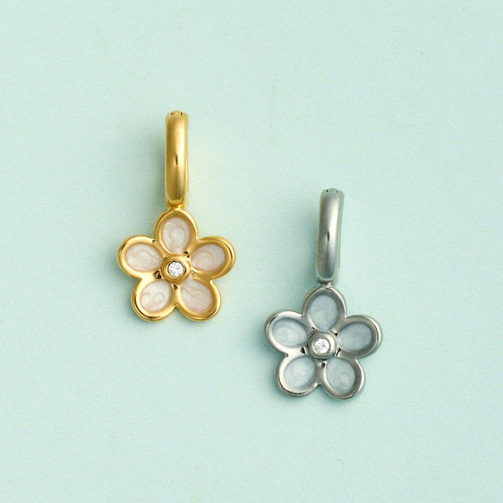Harper Pearl Plumeria Charm