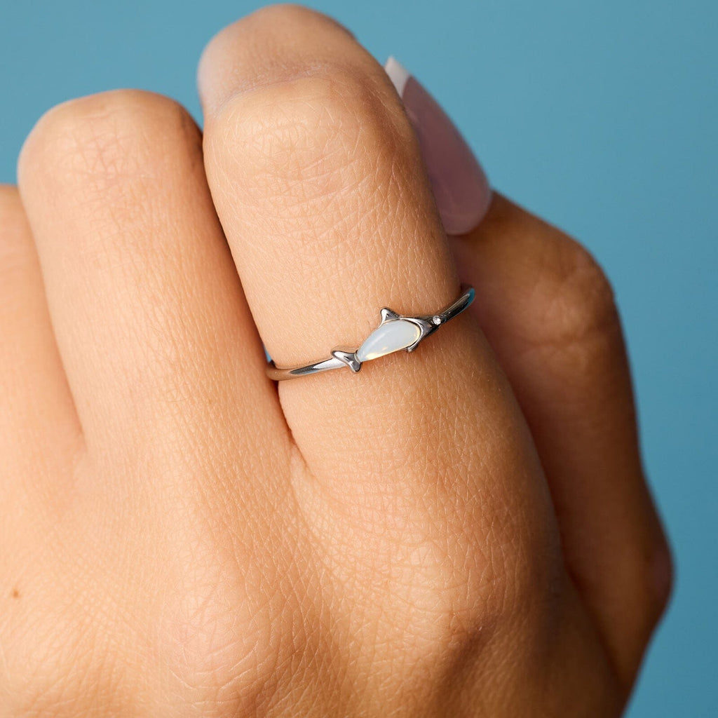Shark Shimmer Ring
