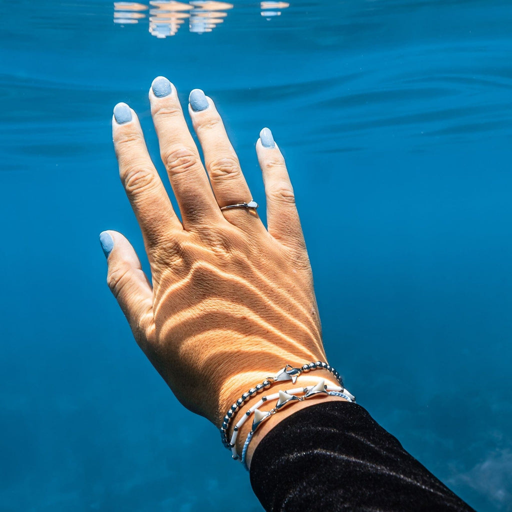 Shark Shimmer Ring