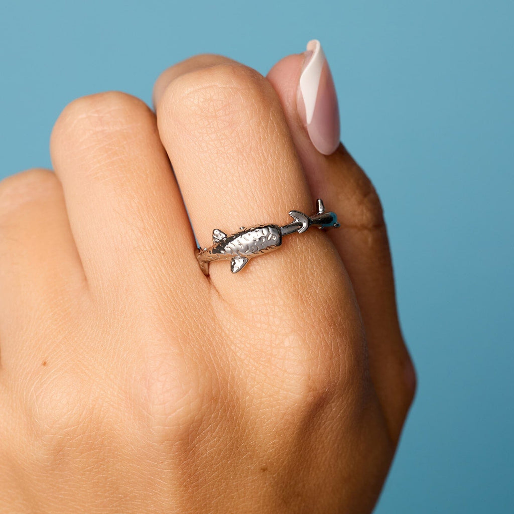 Swimming Shark Ring
