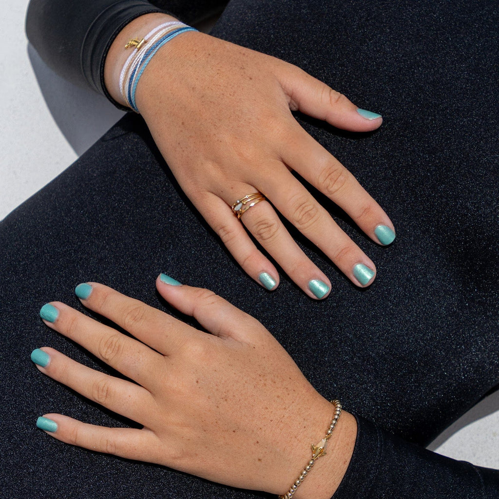 Shark Shimmer Ring Stack