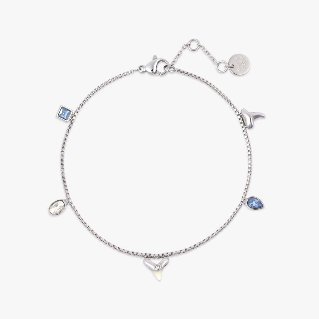 Shark Tooth Multi Charm Bracelet