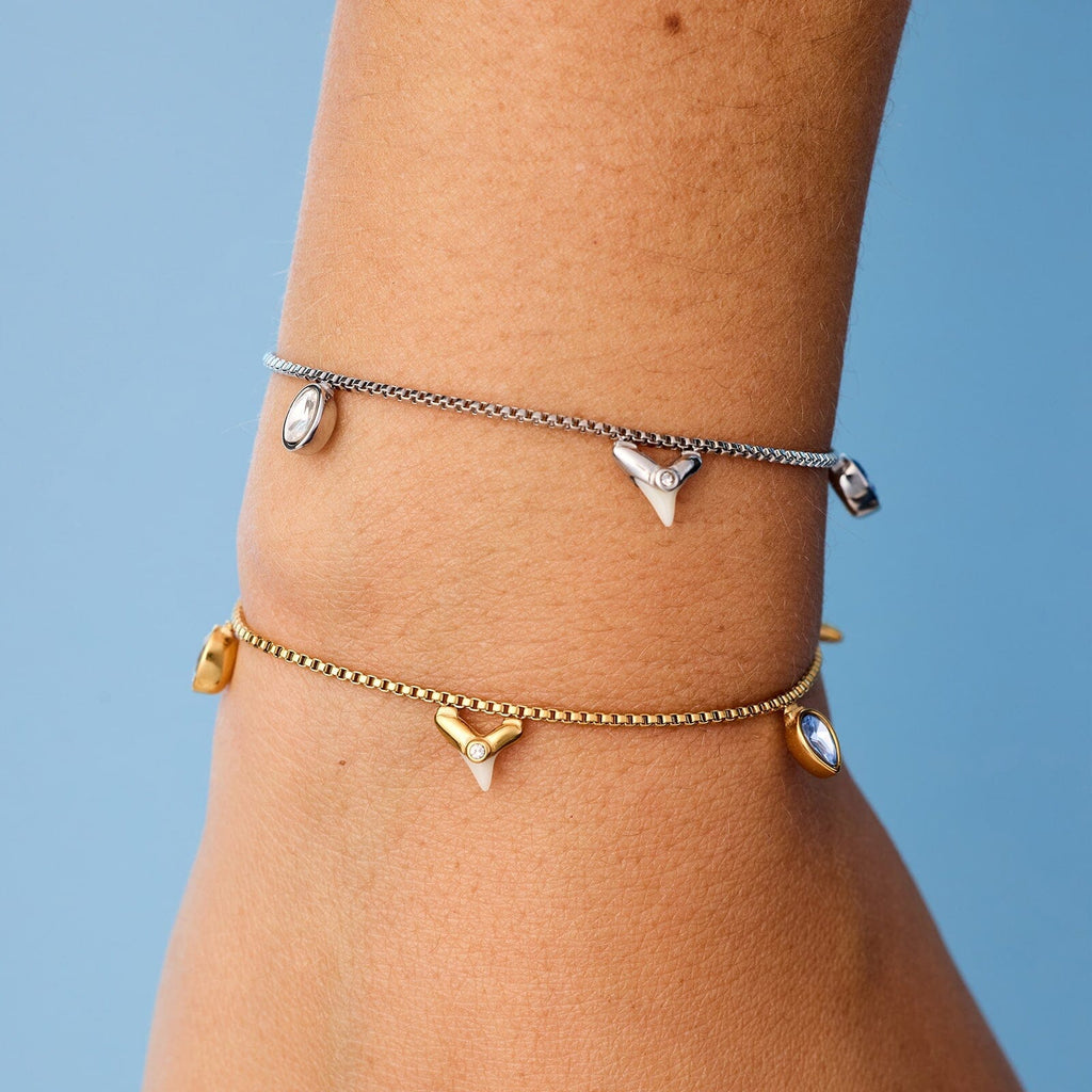 Shark Tooth Multi Charm Bracelet