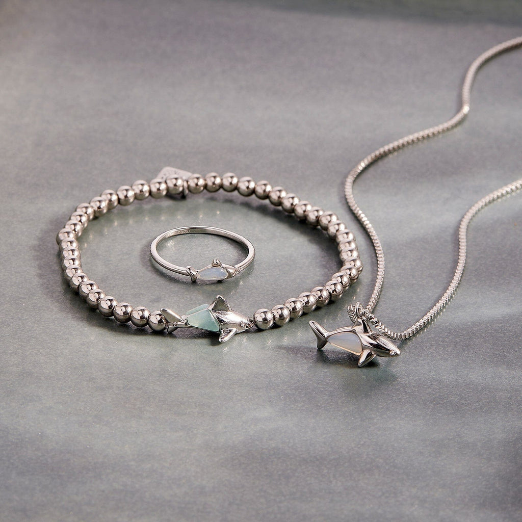 Shark Shimmer Stretch Bracelet