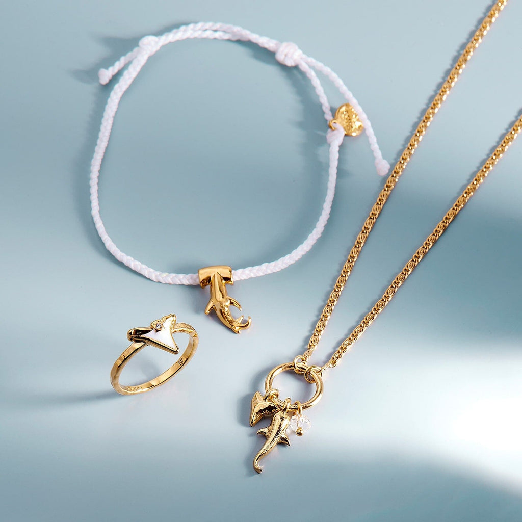 Shark Cluster Charm Necklace