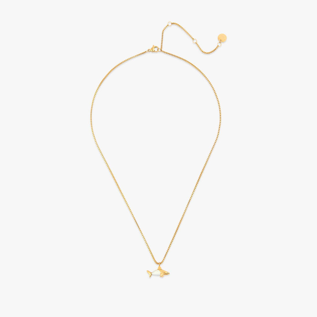 Shark Shimmer Pendant Necklace
