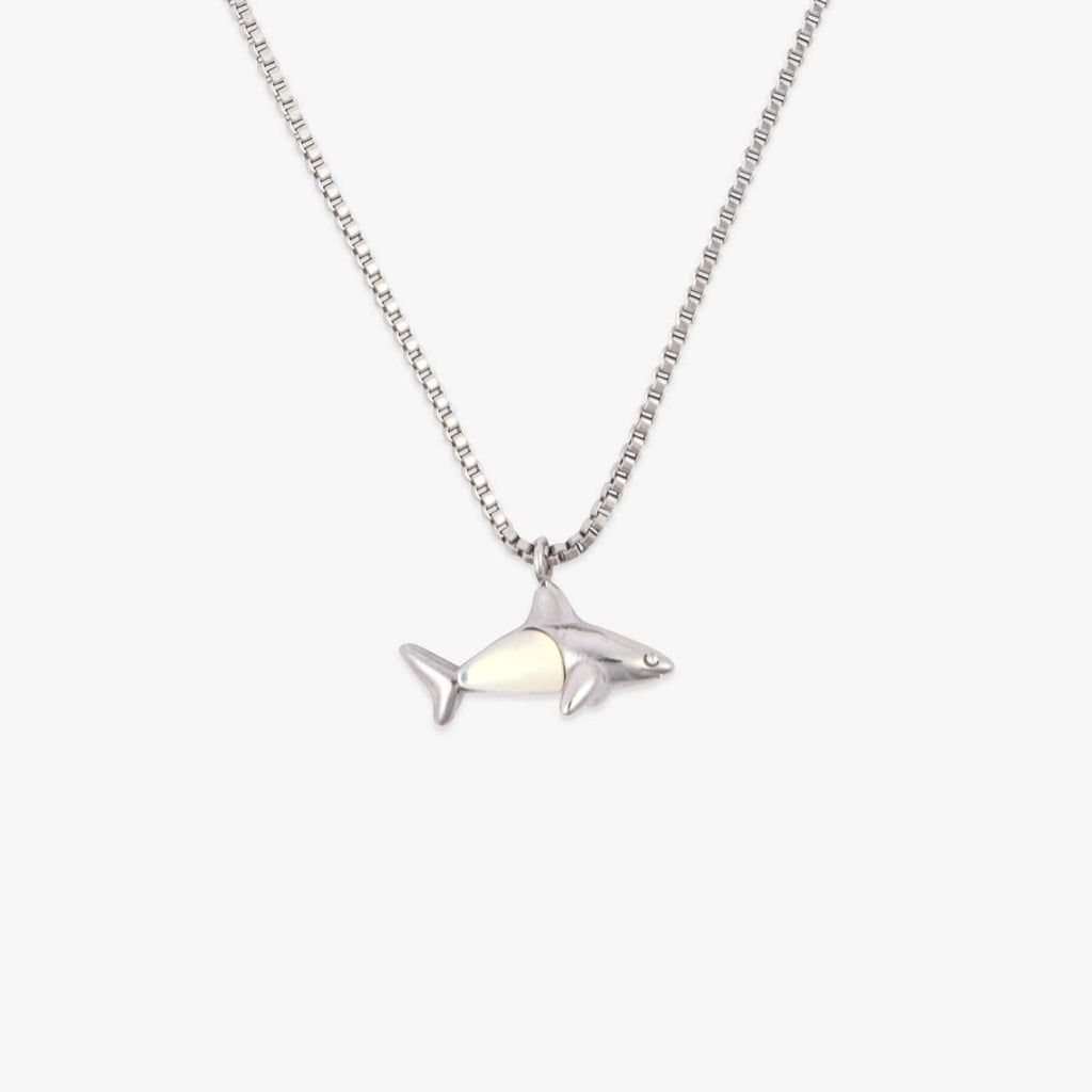 Shark Shimmer Pendant Necklace