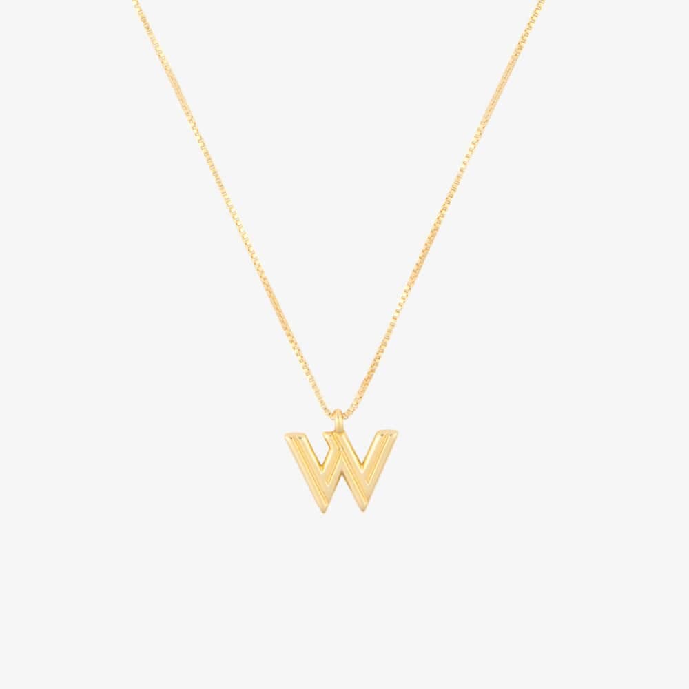 Initial Pendant Necklace